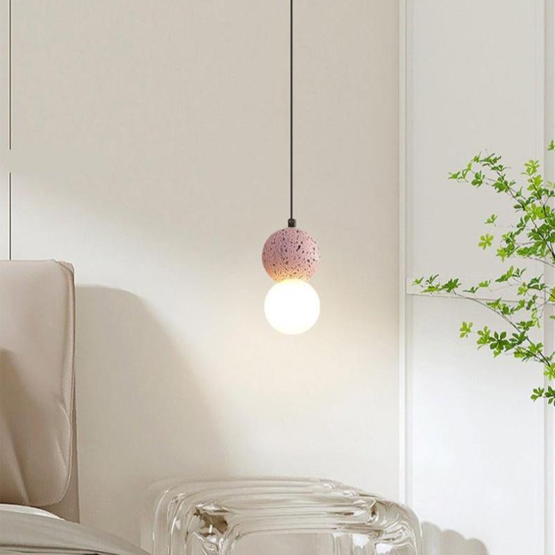 AureliaHalo Glass LED Pendant Light with Modern Glow | Lersk