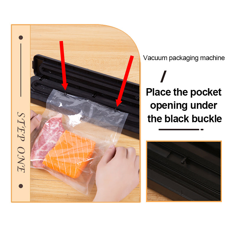 Compact Food Vacuum Sealer Machine 220V EU UK AU Plugs | Lersk
