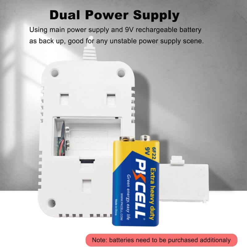 Home Dual Detector for Natural Gas Leak and Carbon Monoxide | Lersk