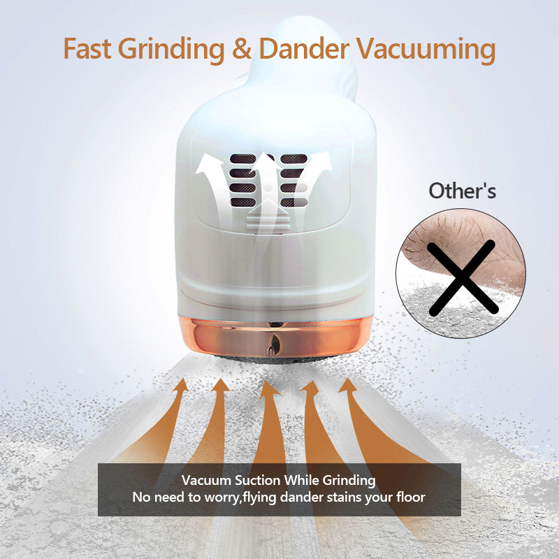 Portable Electric Callus Remover For Feet, Rechargeable Foot Scraper With Plumice Peel For Soft Toes | Lersk