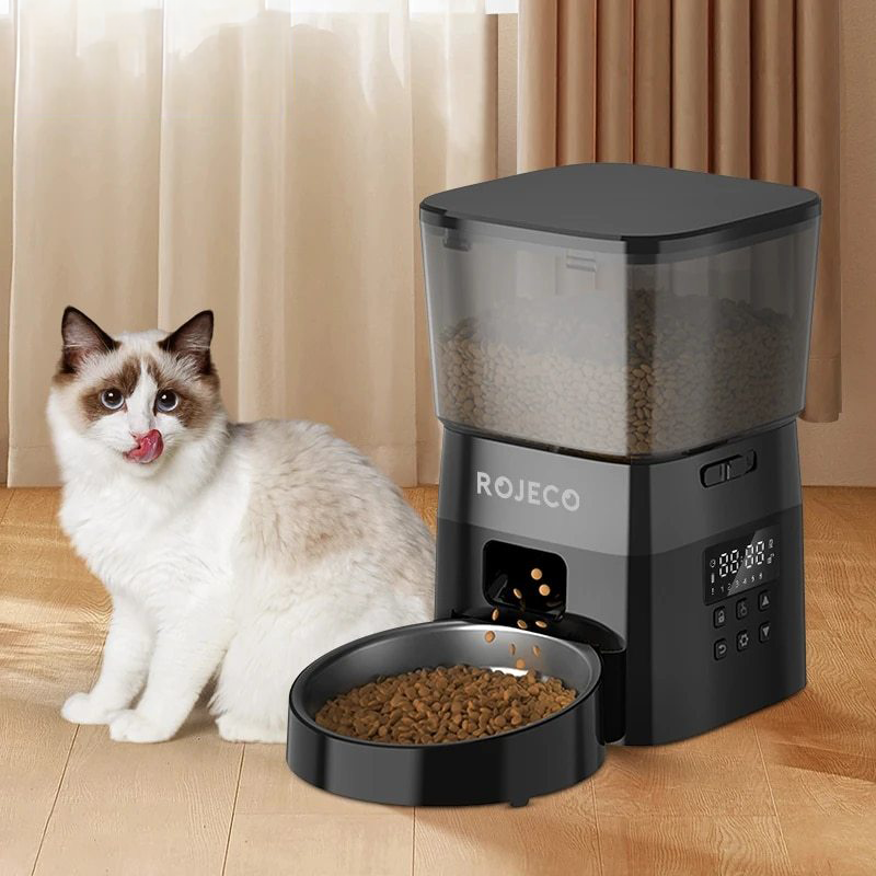 Pawlynx Automatic Timed Dog And Cat Feeder With Anti-Jam | Lersk