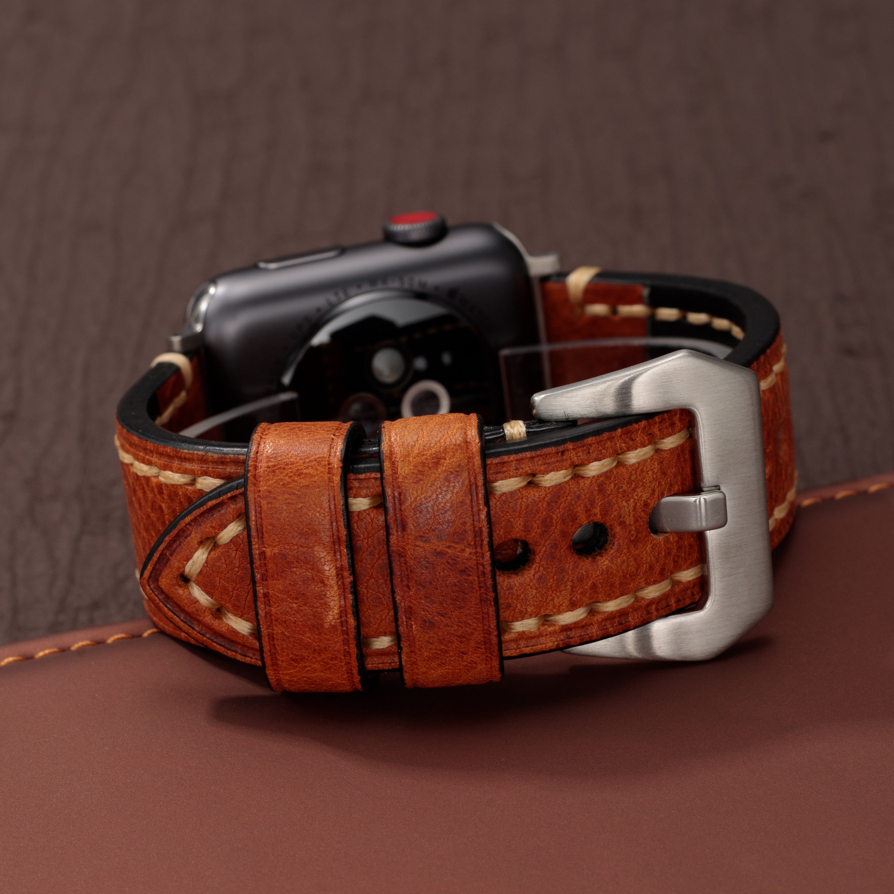 Kirrea | Vintage Leather Smartwatch Band | Handcrafted | Lersk