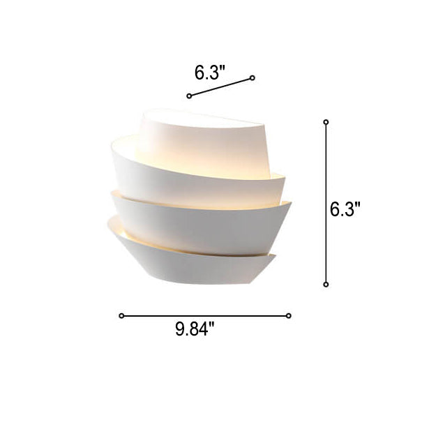 Lampada da parete scandinava Luminique con doppio punto luce per interni minimalisti | Lersk