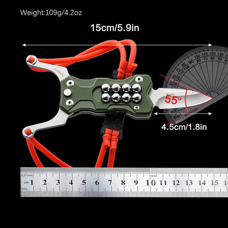 Multi-Function Slingshot EDC Tool For Everyday Carry And Outdoor Use Ideal For Camp Trips And Hiking | Lersk