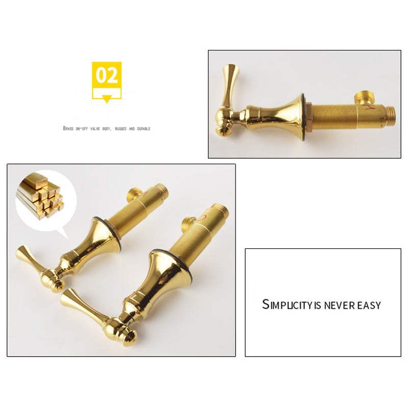 Haverly Antique Three-Hole Widespread Bathroom Faucet | Lersk