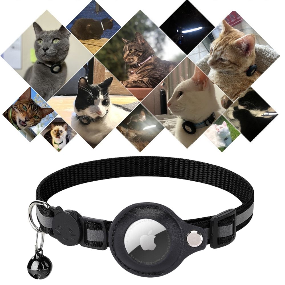 Durable Reflective Quick-Release Feline GPS Tracker Collar | Lersk