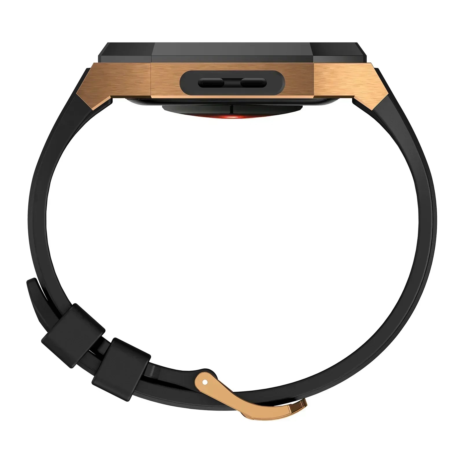AeroCuff Fluoro Rubber Apple Watch-rem med rustfrit stålhus | Lersk