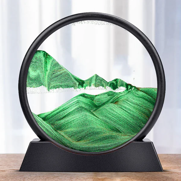 Moving Sea Sand Art Display Rotating Sand Sculpture for Meditative Relaxation and Changing Scenes | Lersk
