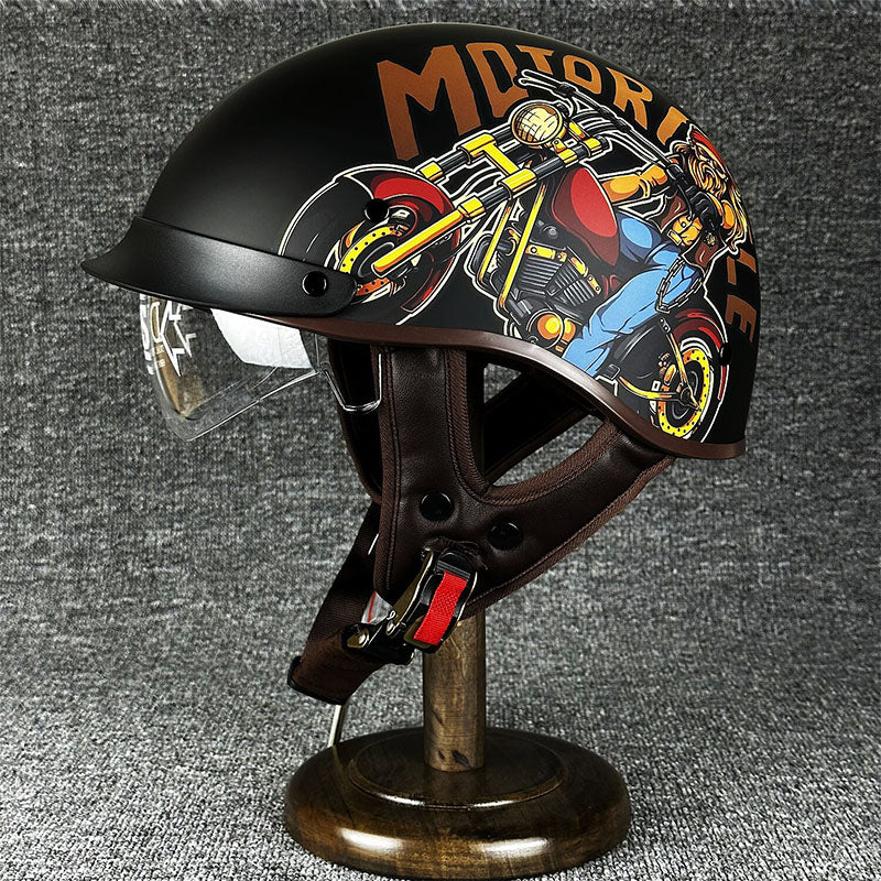 NovaRidge Urban Half Helmet With One Hand Quick Release For Secure Fit | Lersk