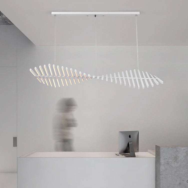 Rhythm Chandelier Rotating LED Rods for Modern Homes | Lersk