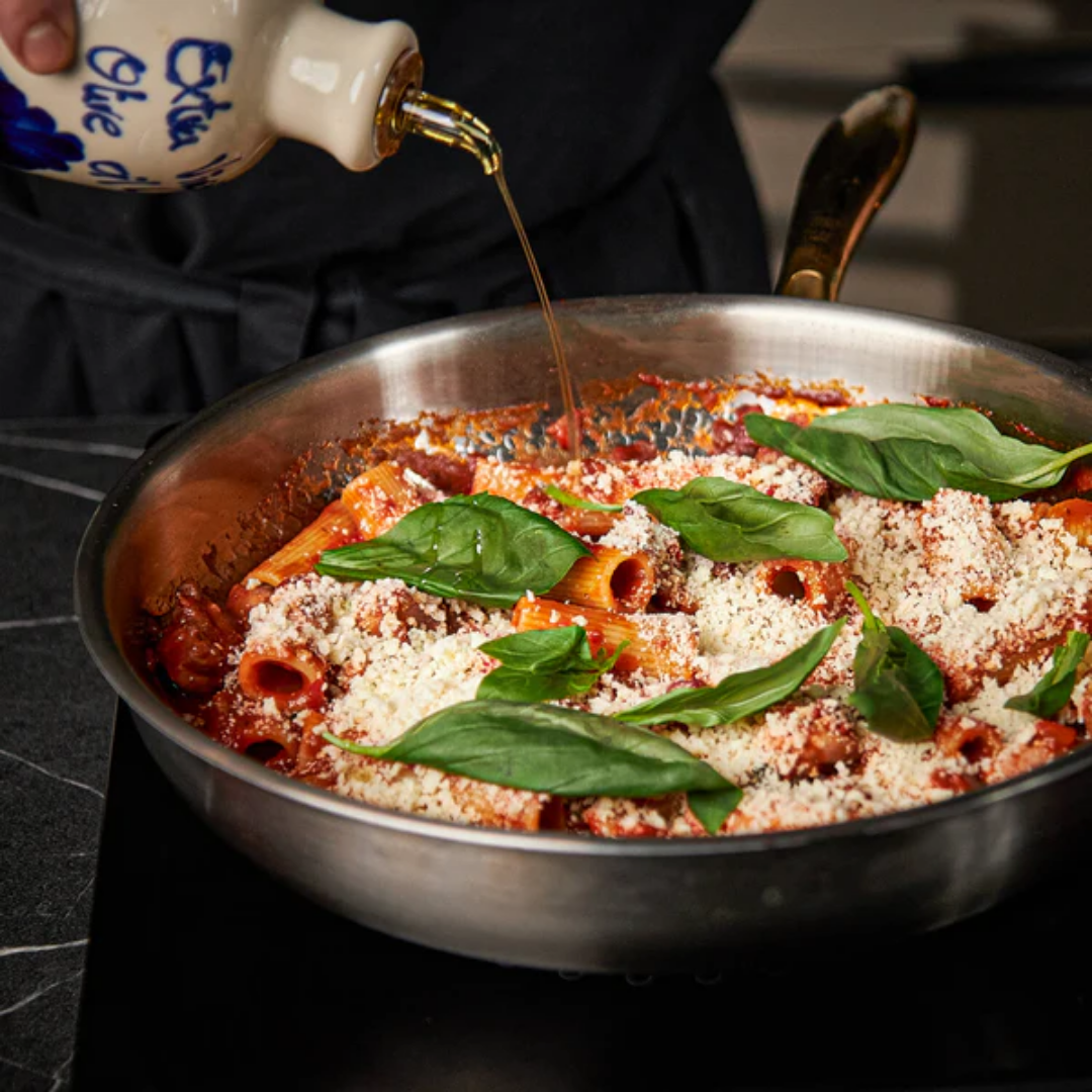NovaTi Pure Titanium Interior Nonstick Frying Pan No Coatings Safe Cooking | Lersk