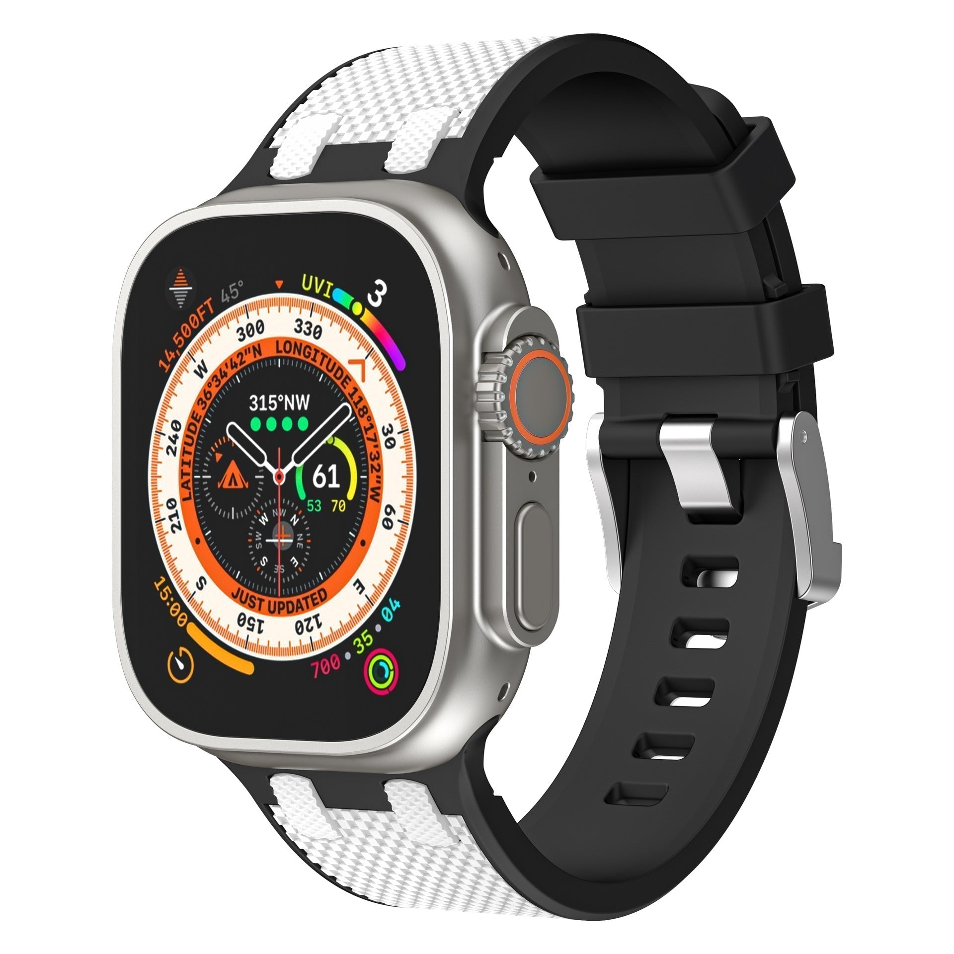 Kivra dvoubarevný silikonový řemínek pro Apple Watch | Lersk