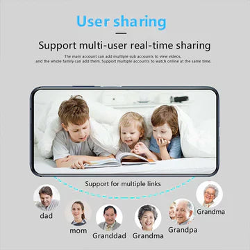 Compact WiFi Camera With Night Vision For Secure Home And Pet Monitoring On The Go | Lersk