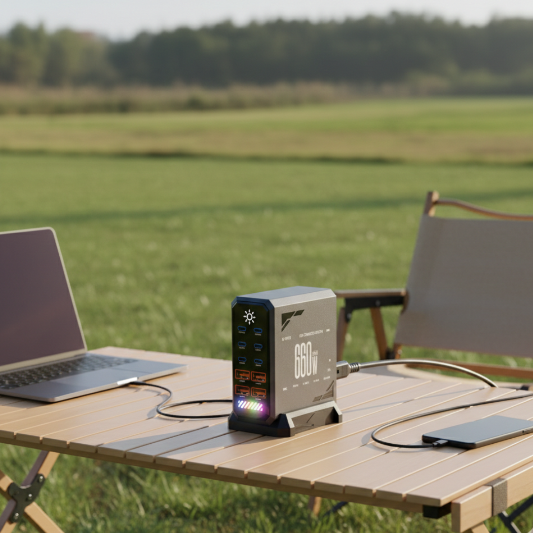 محطة شحن USB-C لأجهزة متعددة وأكثر | Lersk