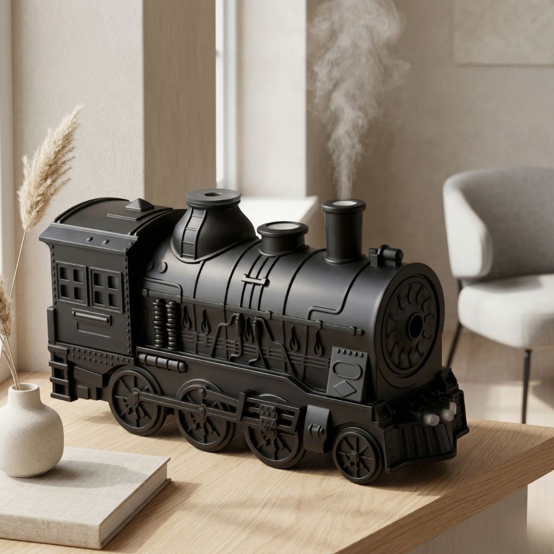 Umidificatore con design a treno e nebbia fresca | Lersk