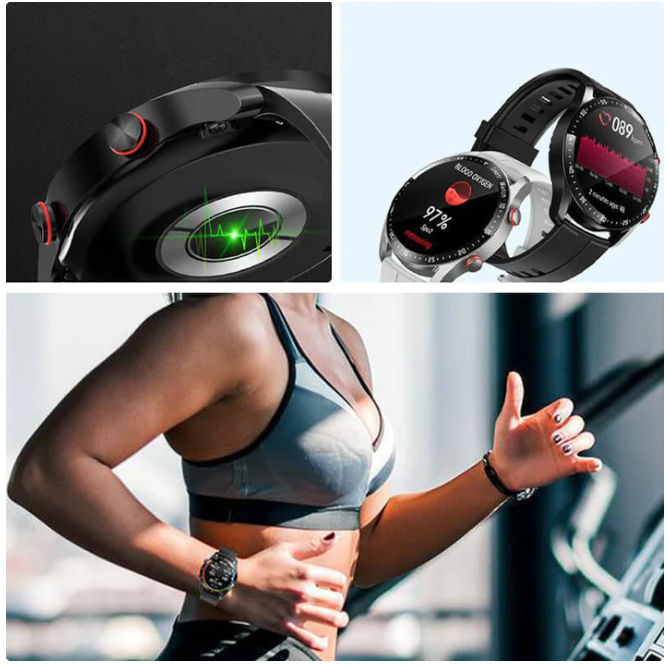LumaPulse Pro Waterproof Smartwatch with ECG and SpO2 | Lersk