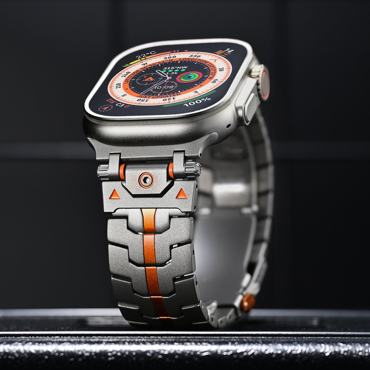 AurumForge | Metalrem Kompatibel Med Apple Watch | Lersk