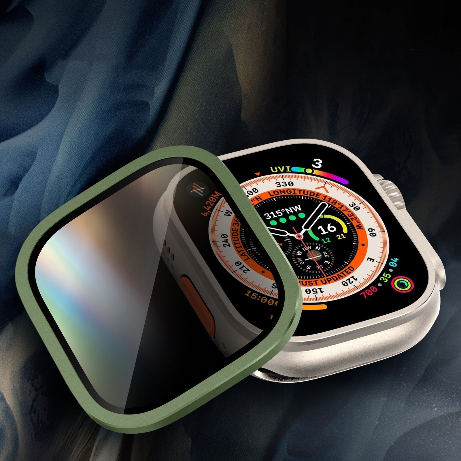 TitanaShield titanium beskyttelsesfilm til Apple Watch Ultra og Ultra 2 | Lersk