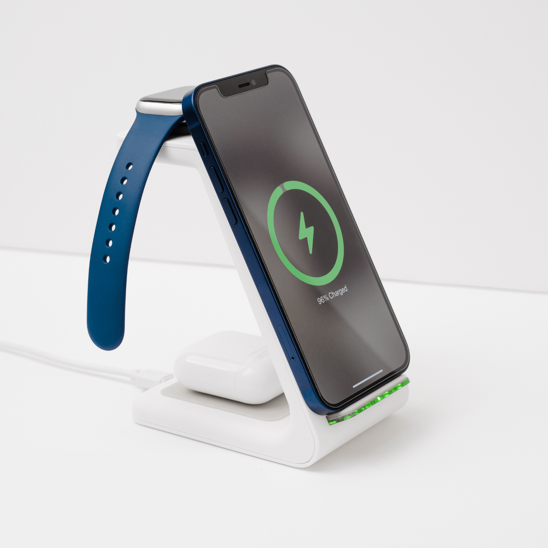 3-In-1 Wireless Charging Station For Apple, Samsung, Watch, AirPods | Fast Wireless Charging Solution | Lersk