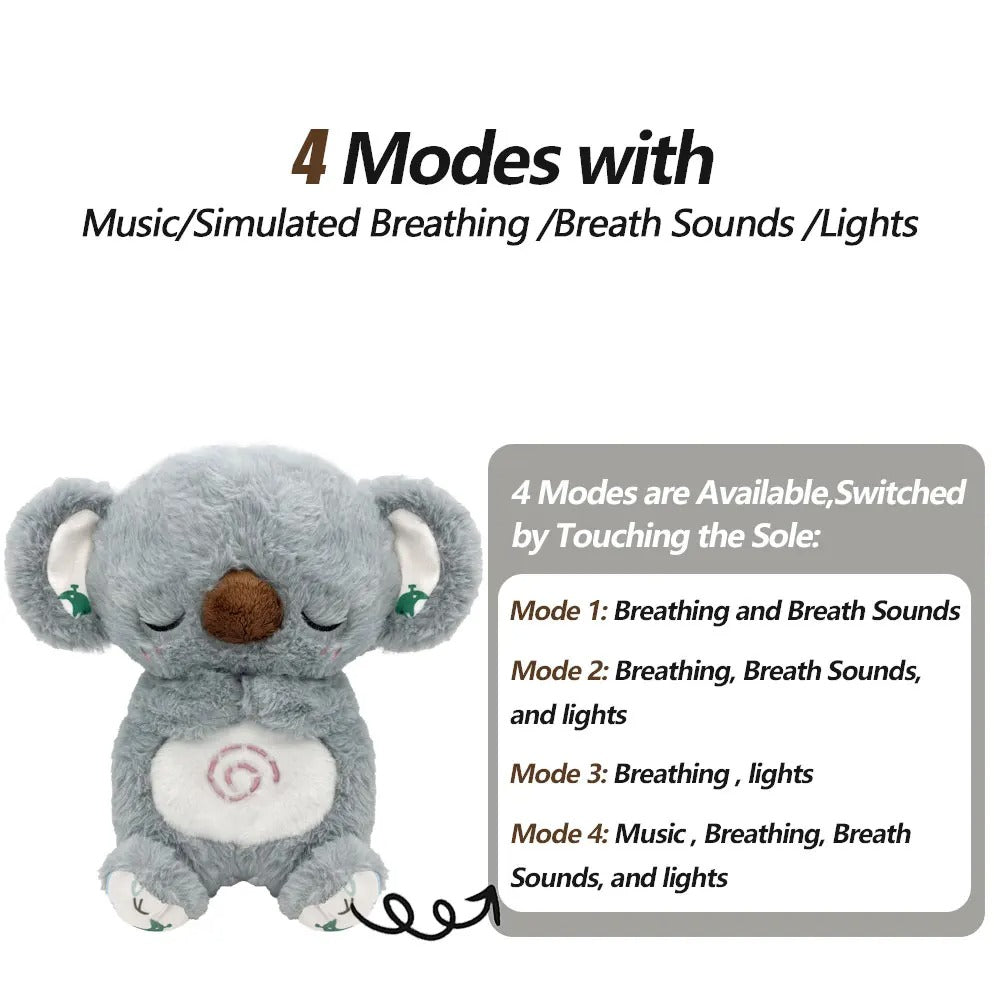 Baby Sleep Otter Plush Babies Calming Breathing Night Light | Lersk