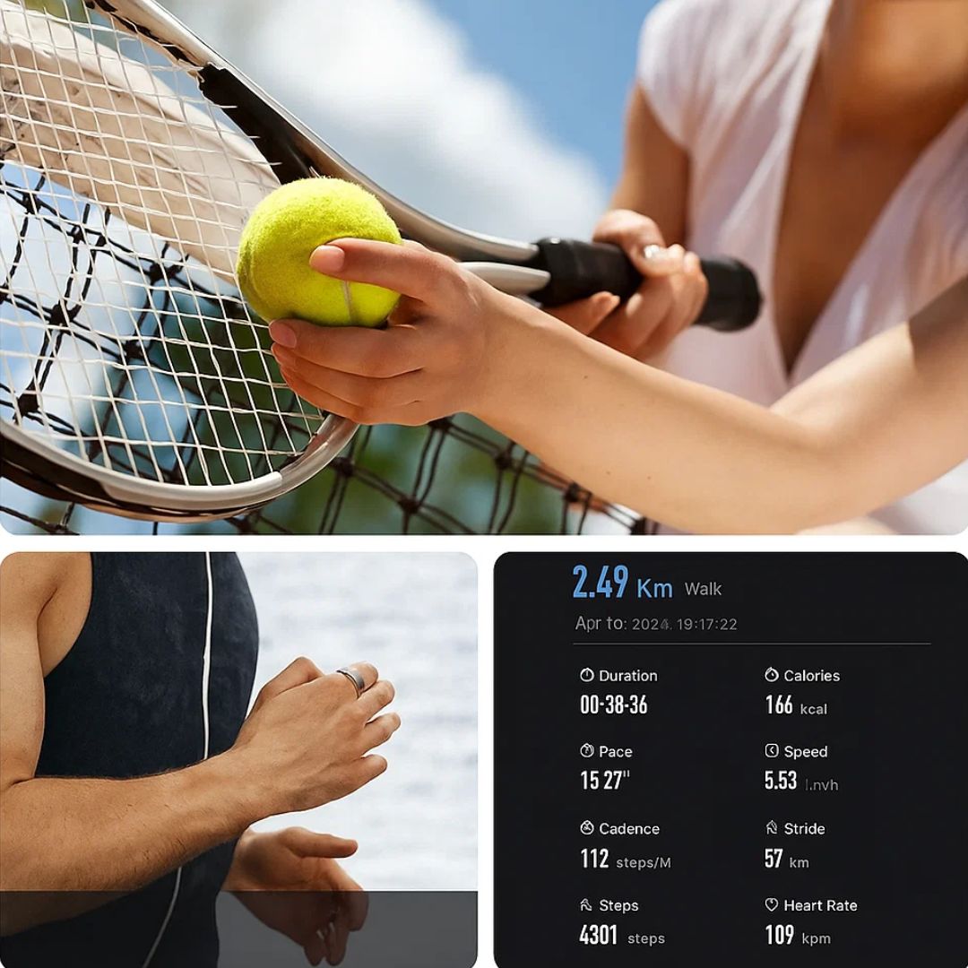 AstraRing Pro Waterproof Sleep and Fitness Tracker with Round the Clock Health | Lersk