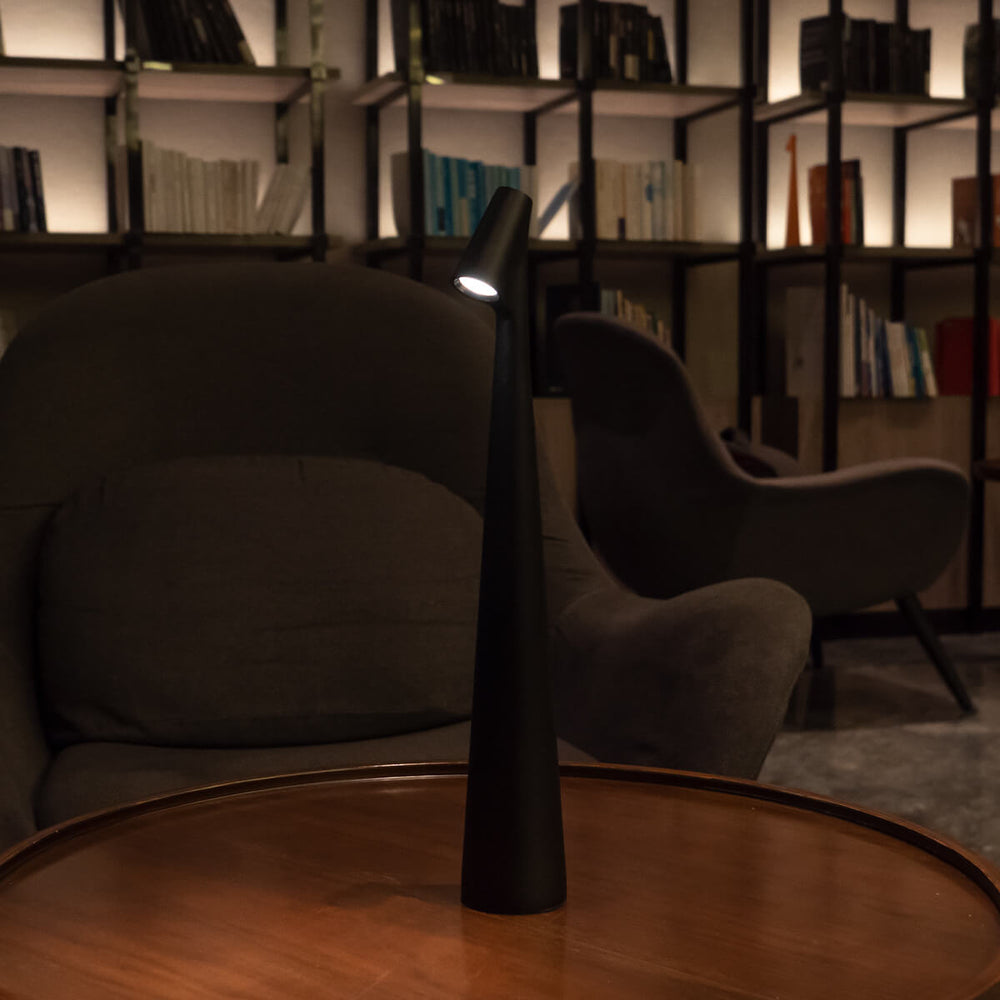 Nordic Minimalist Cordless Table Lamp Rechargeable Soft Warm LED For Small Spaces | Lersk