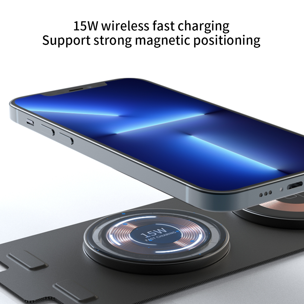 Nivio | 3-in-1 Fabric Storage and Wireless Phone Charger | Lersk