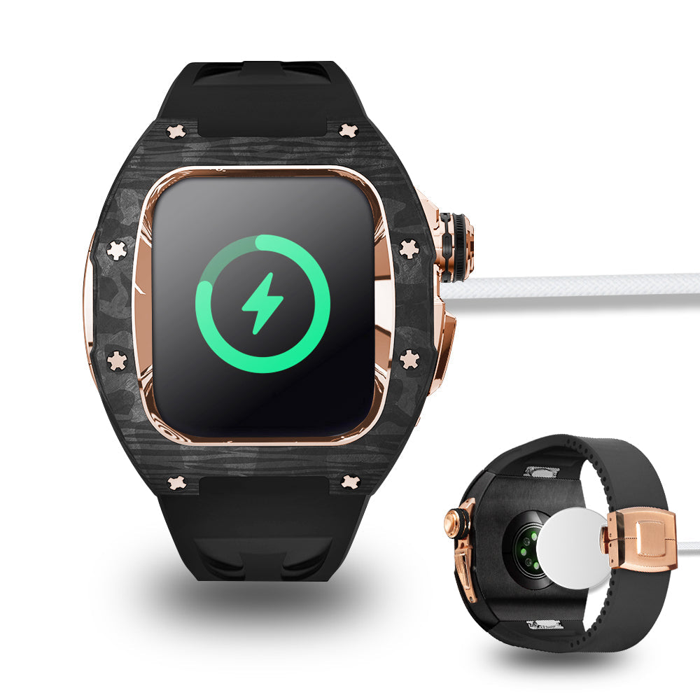 Zestaw do modernizacji NovaCarb S10 Titanium Apple Watch z włókna węglowego | Lersk