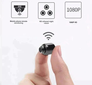 Compact WiFi Camera With Night Vision For Secure Home And Pet Monitoring On The Go | Lersk