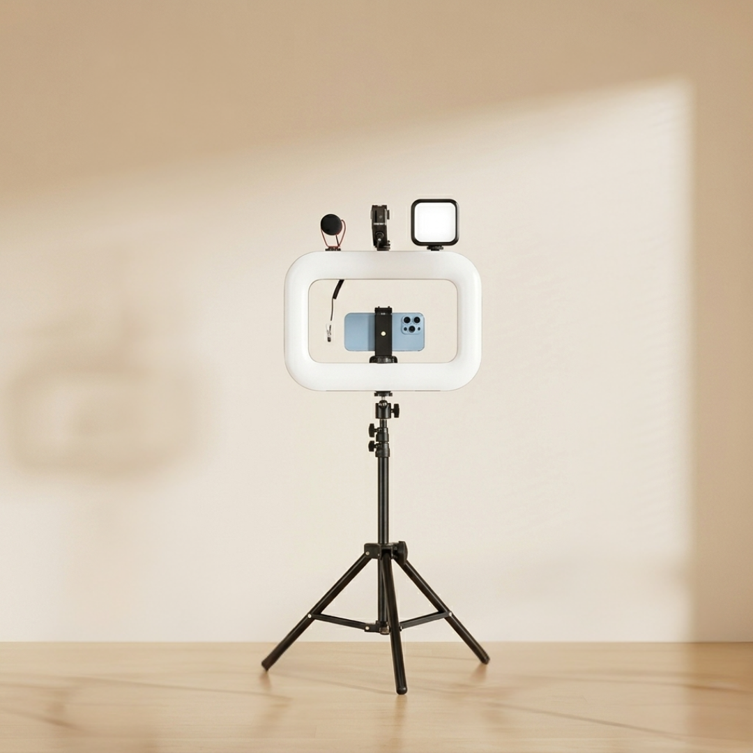 Luce ad Anello LED Portatile per Fotografia Mobile e Streaming | Lersk