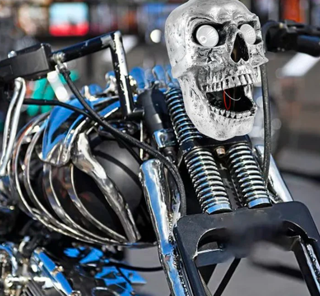 LED Skull Light For Motorcycles With Distinct Skull Design For Night Riding And Bold Road Presence | Lersk