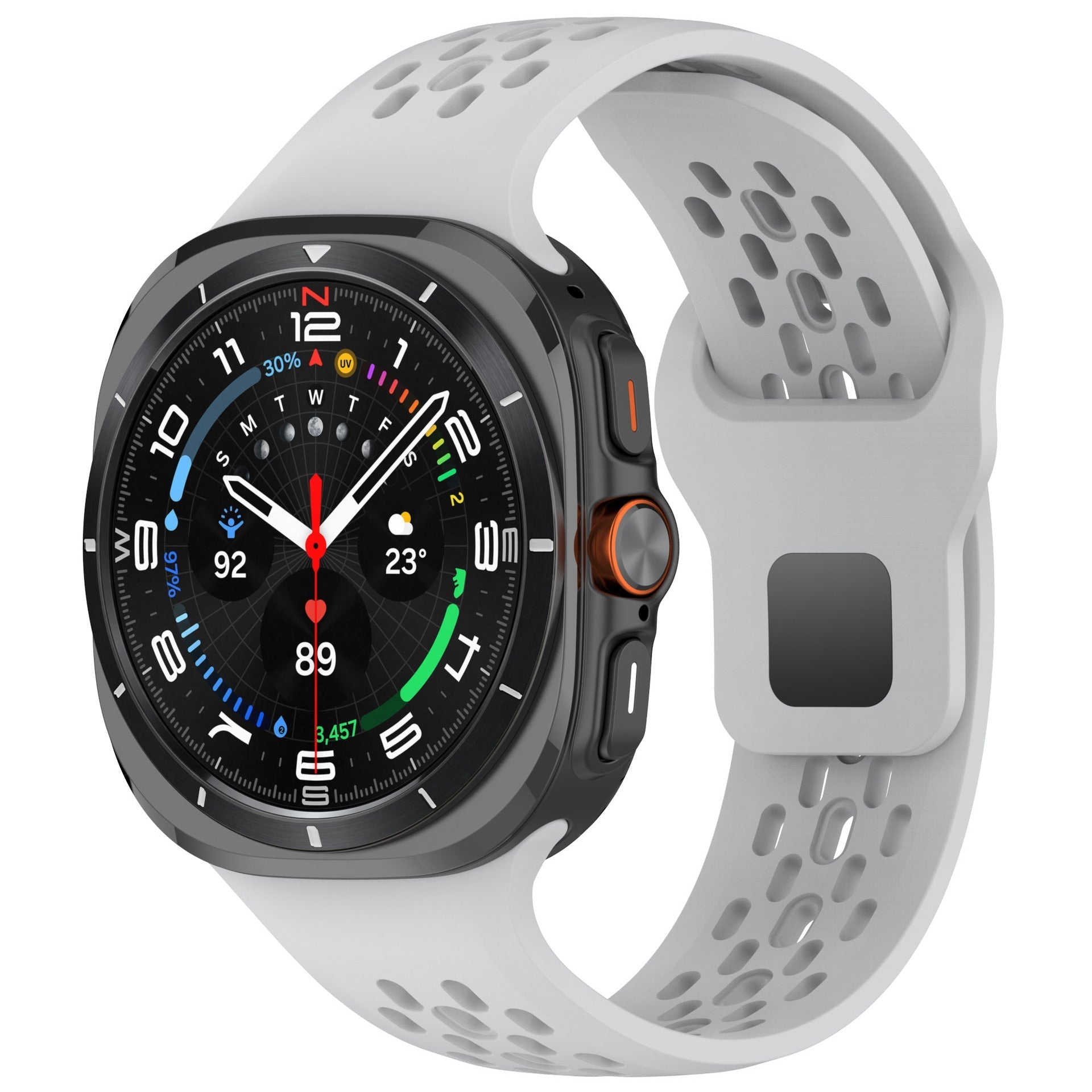 Kirrea Prodyšný silikonový sportovní řemínek pro Galaxy Watch 7 Ultra 47mm | Lersk