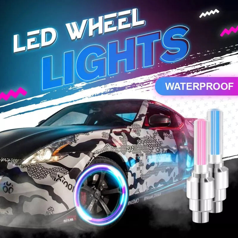 Wasserdichte LED-Felgenbeleuchtung für Fahrräder, Fahrradfelgenlicht-Zubehör für Nachtfahrten | Lersk