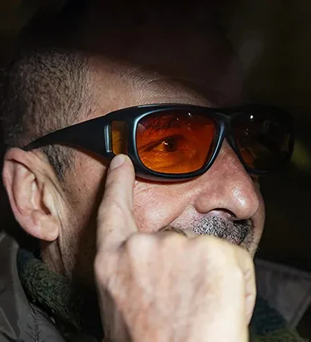 Ochelari de condus cu lumină faruri și tehnologie antiorbire pentru o conducere mai sigură pe timp de noapte pe drum | Lersk