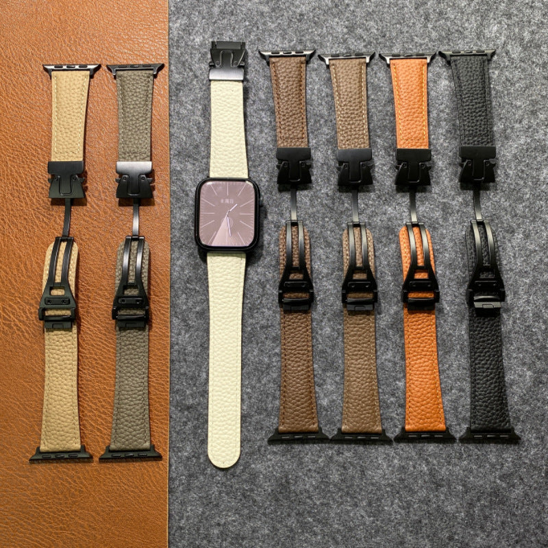 Lederarmband mit Magnetverschluss für Apple Watch