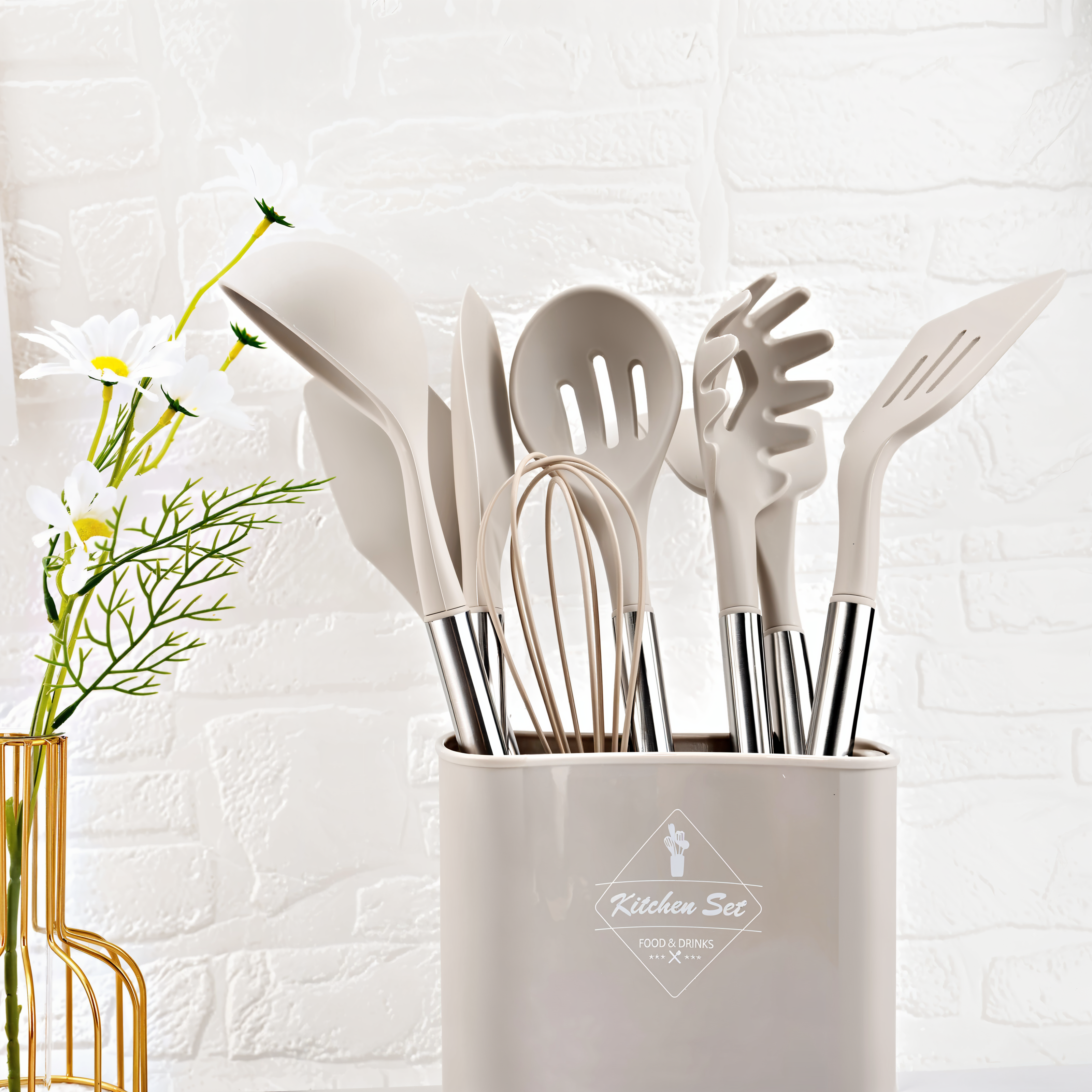 12-Piece Silicone Kitchen Utensil Set – Culinara Pro | Lersk