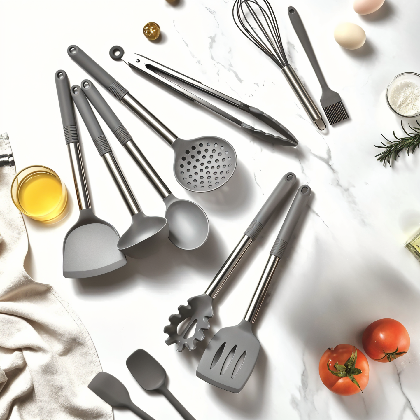 12-Piece Silicone Kitchen Utensil Set – Culinara Pro | Lersk