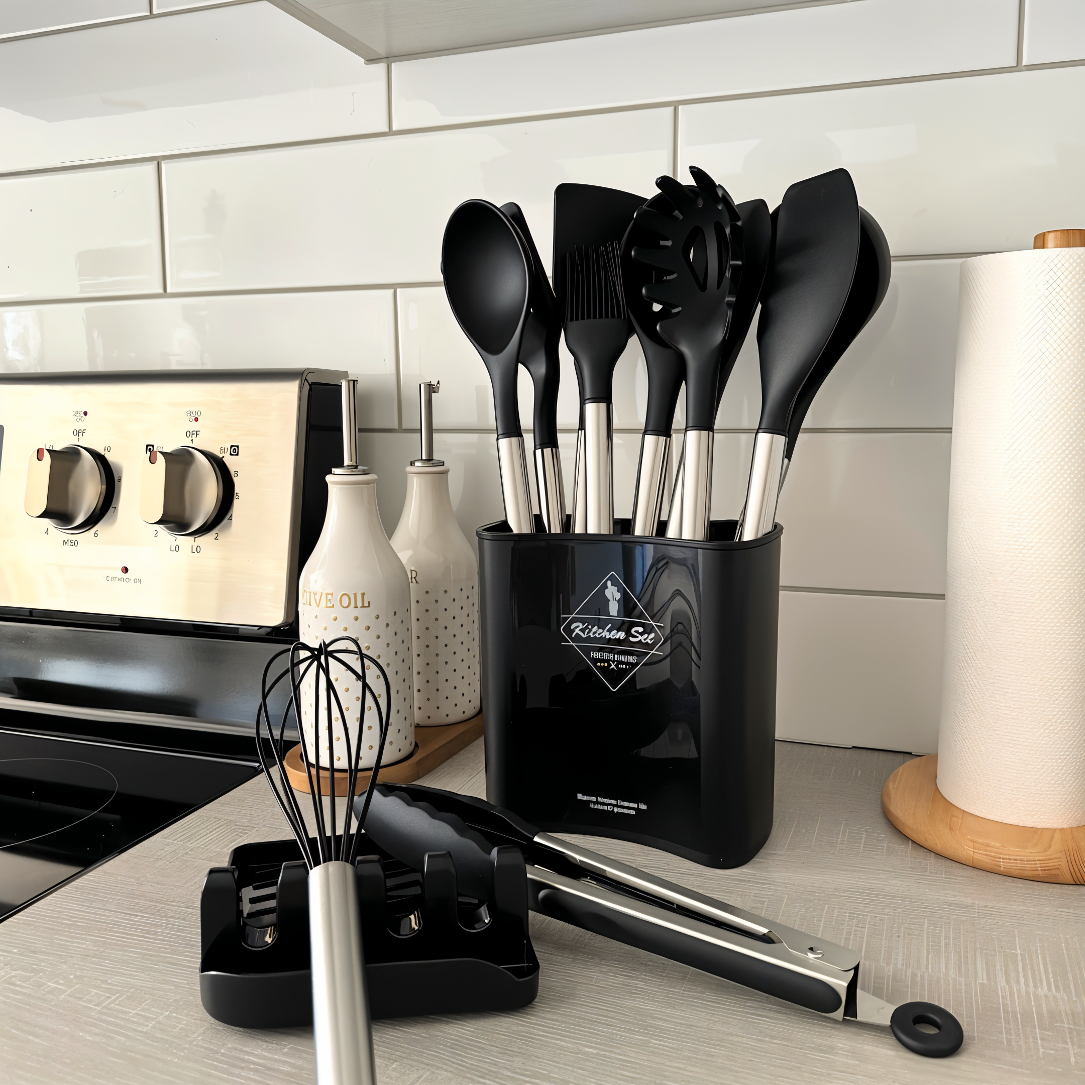 12-Piece Silicone Kitchen Utensil Set – Culinara Pro | Lersk
