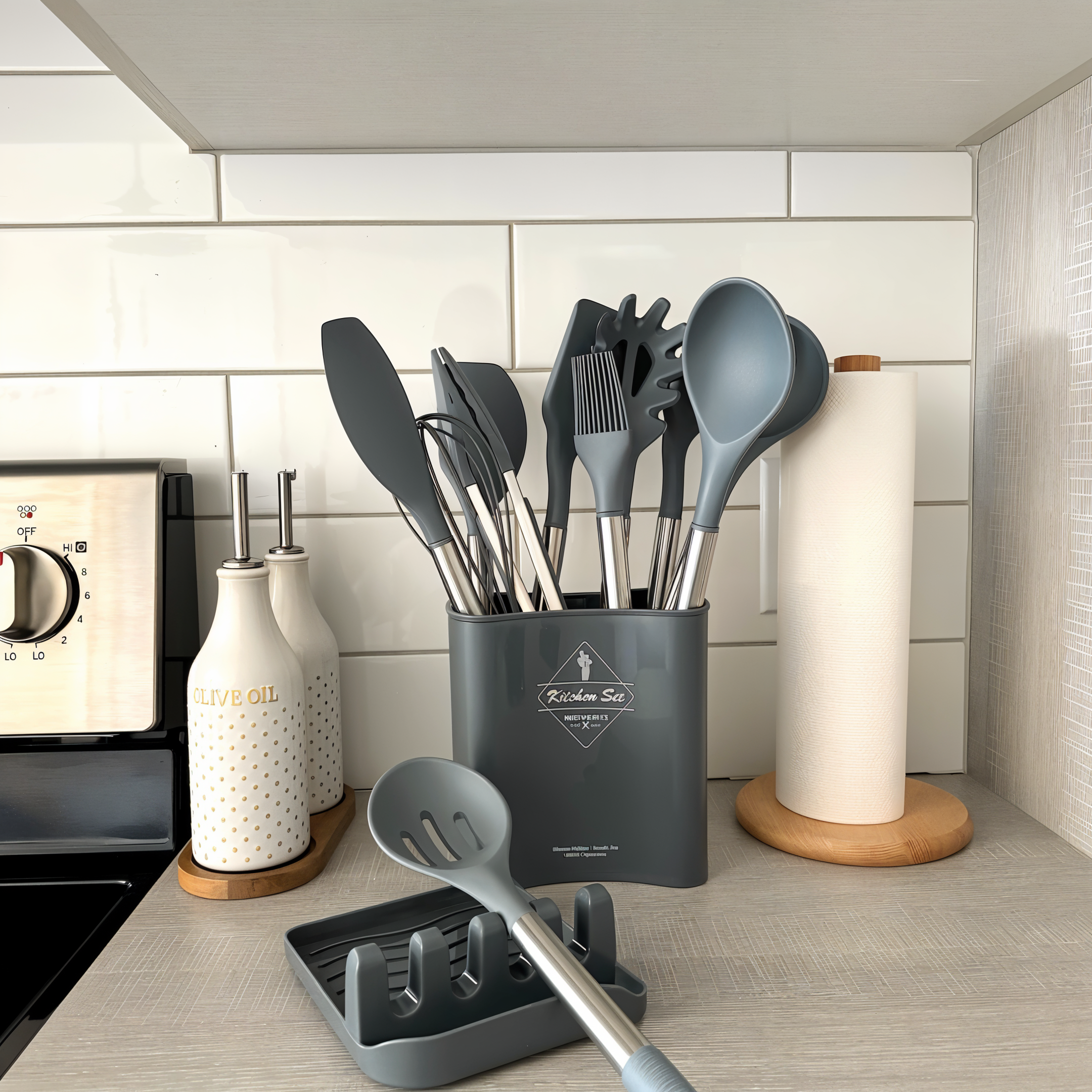 12-Piece Silicone Kitchen Utensil Set – Culinara Pro | Lersk