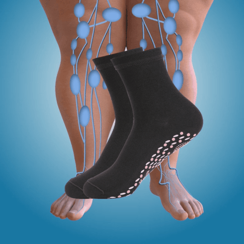 Selbstheizende Turmalin-Akupressur-Fitnesssocken | Lersk