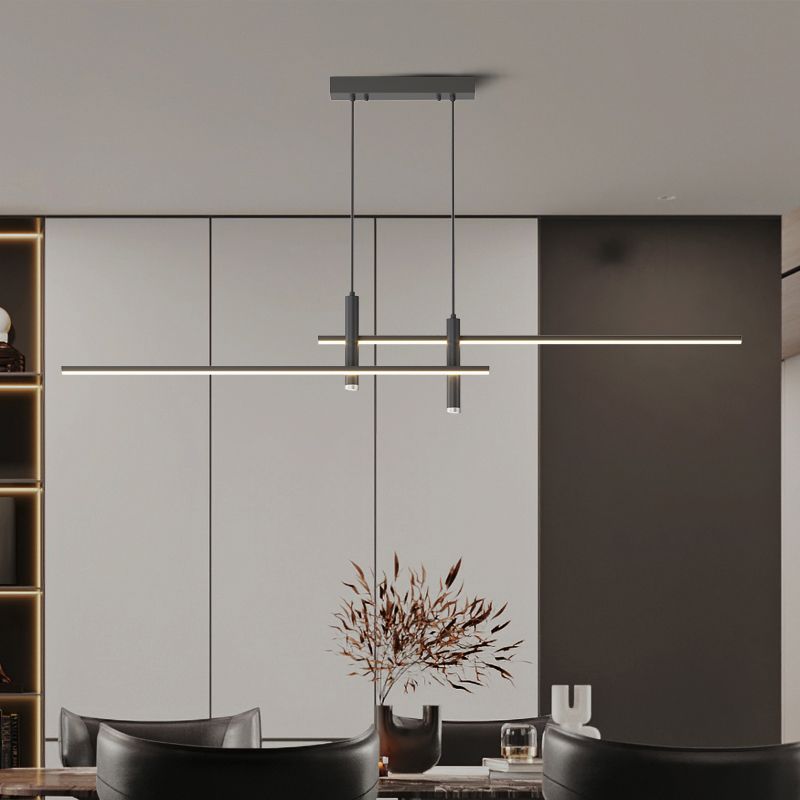Nexa Linear Pendant Light for Modern Dining Room Lighting | Lersk