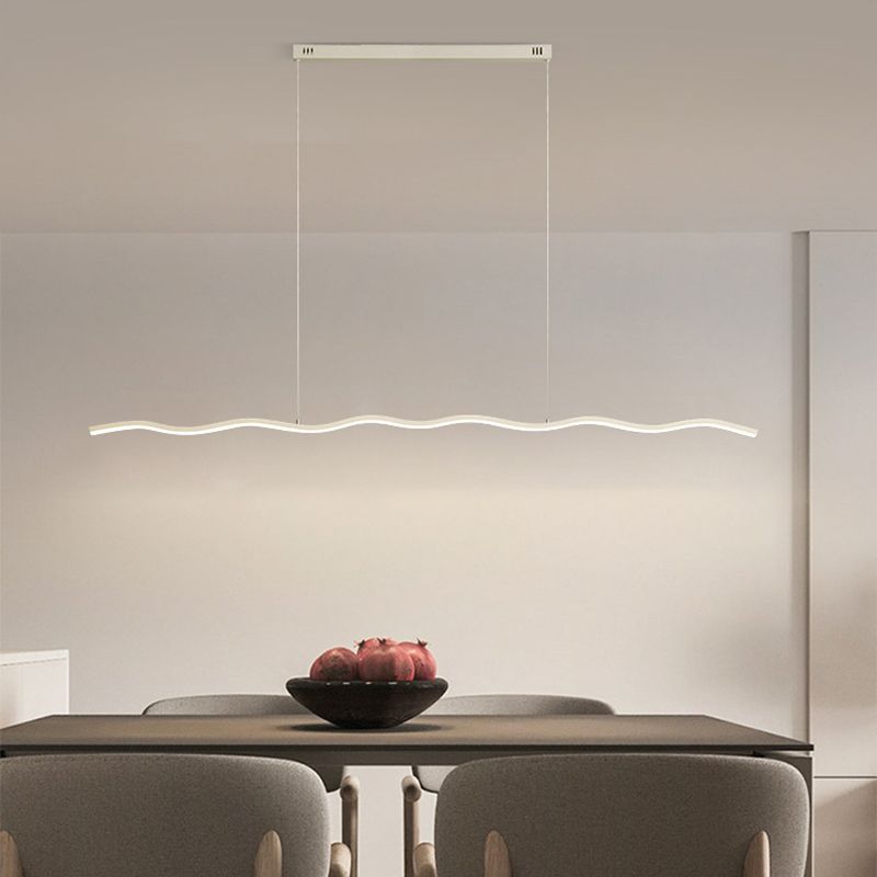 LumiNova závěsné svítidlo moderní LED v černé a bílé | Lersk