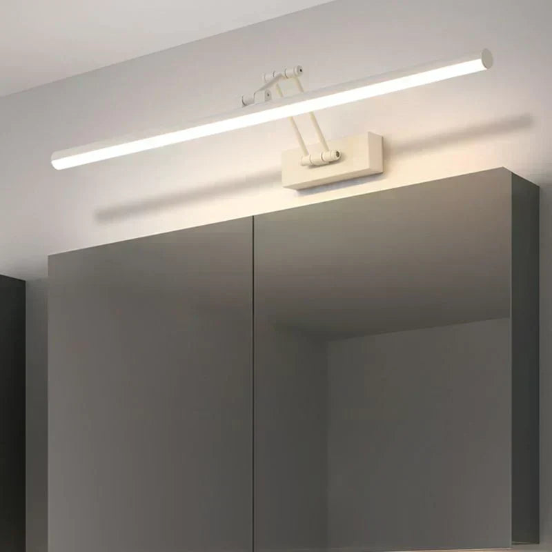 مصباح حائطي LED بحافة تصميم معدني بسيط وأنيق لغرف النوم والحمامات | Lersk