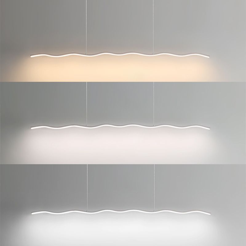 LumiNova závěsné svítidlo moderní LED v černé a bílé | Lersk