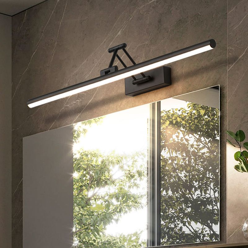 مصباح حائطي LED بحافة تصميم معدني بسيط وأنيق لغرف النوم والحمامات | Lersk