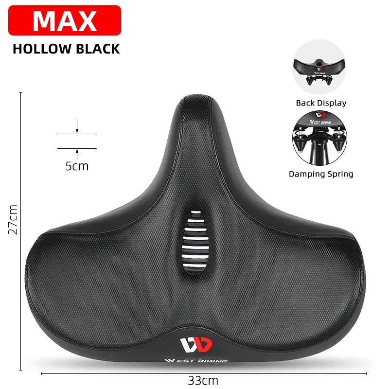 SummitRide Wide Ergonomic Saddle for MTB and City Bikes | Lersk