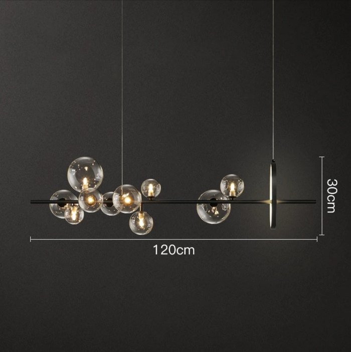 Závěsná lampa Aurelia Glass Bubble pro luxusní interiéry | Lersk