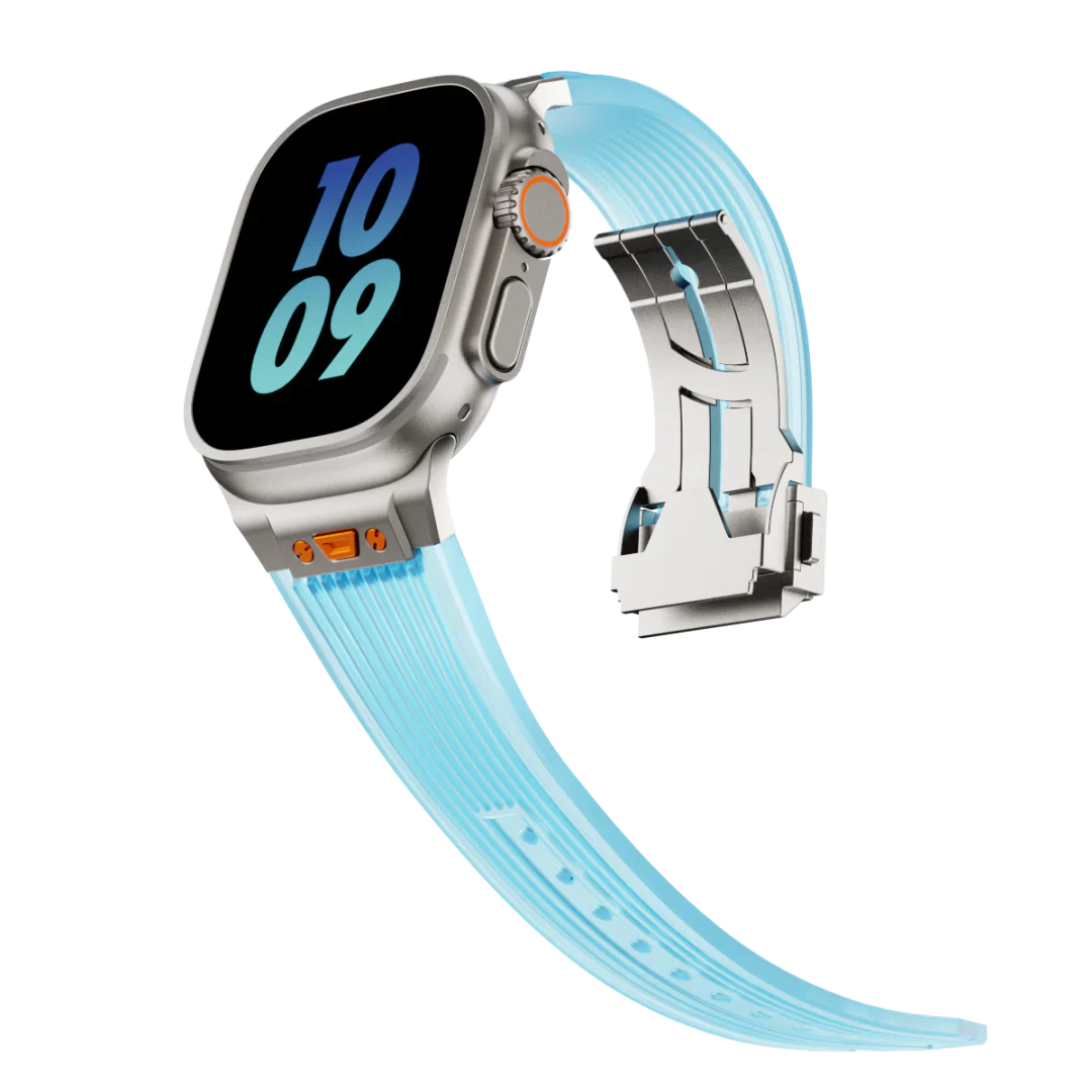 Avenza | Clear Silicone Band For Apple Watch | Lersk