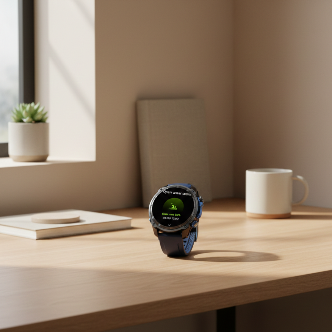 Smartwatch GPS impermeabile da esterno con mappe offline – Orologio attività | Lersk