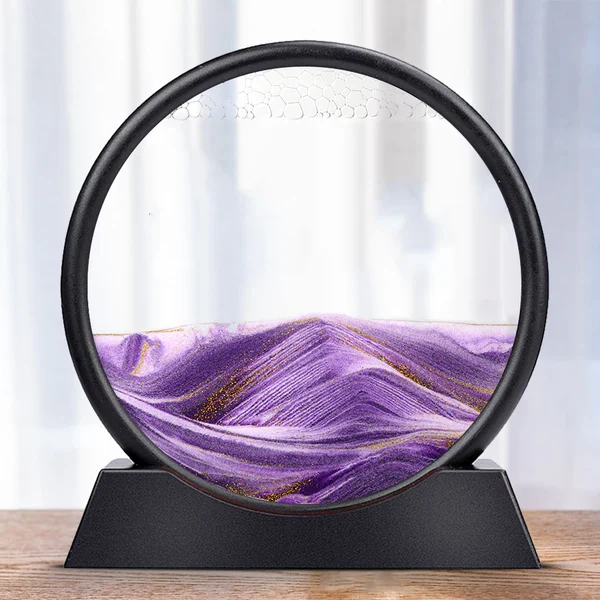Moving Sea Sand Art Display Rotating Sand Sculpture for Meditative Relaxation and Changing Scenes | Lersk